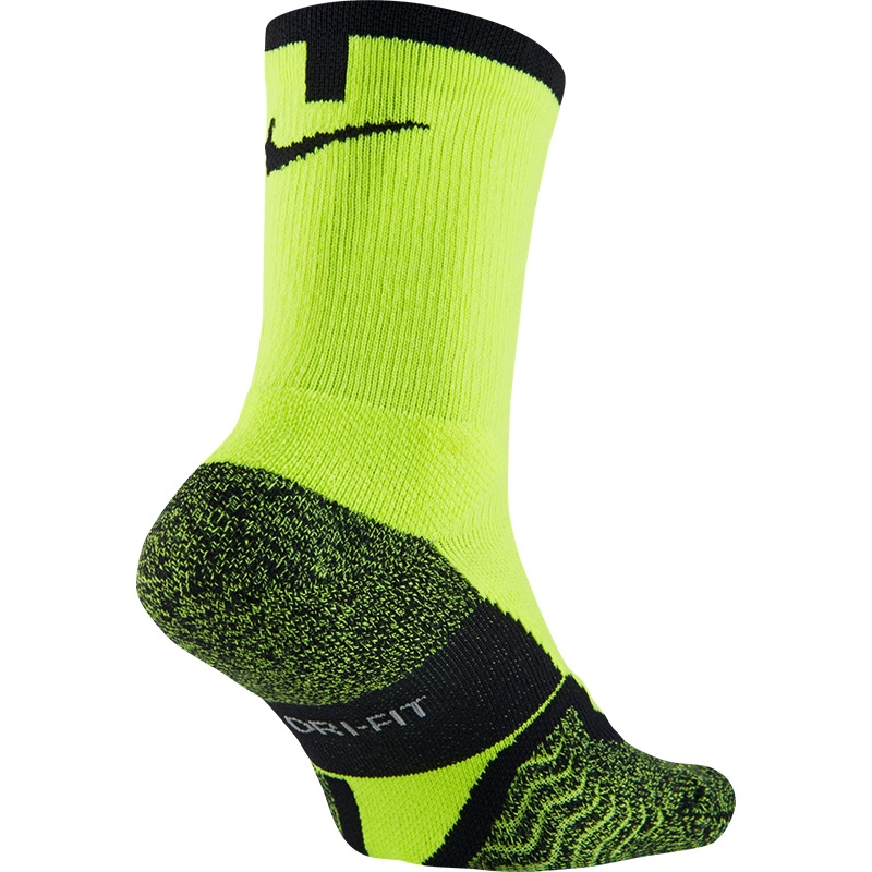 Nike Elite Crew Tennis Socks Volt/black