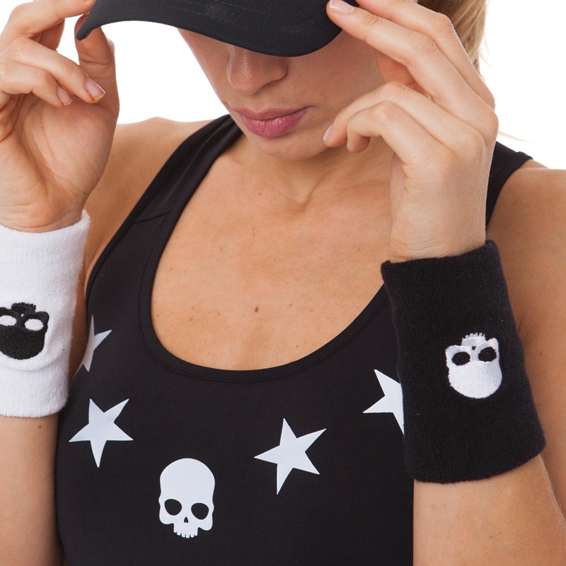 Hydrogen White Skull Wristband 2 Pack New in Package 