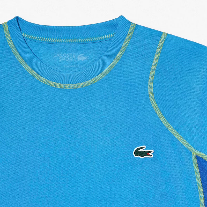 Royal blue lacoste t shirt cheap