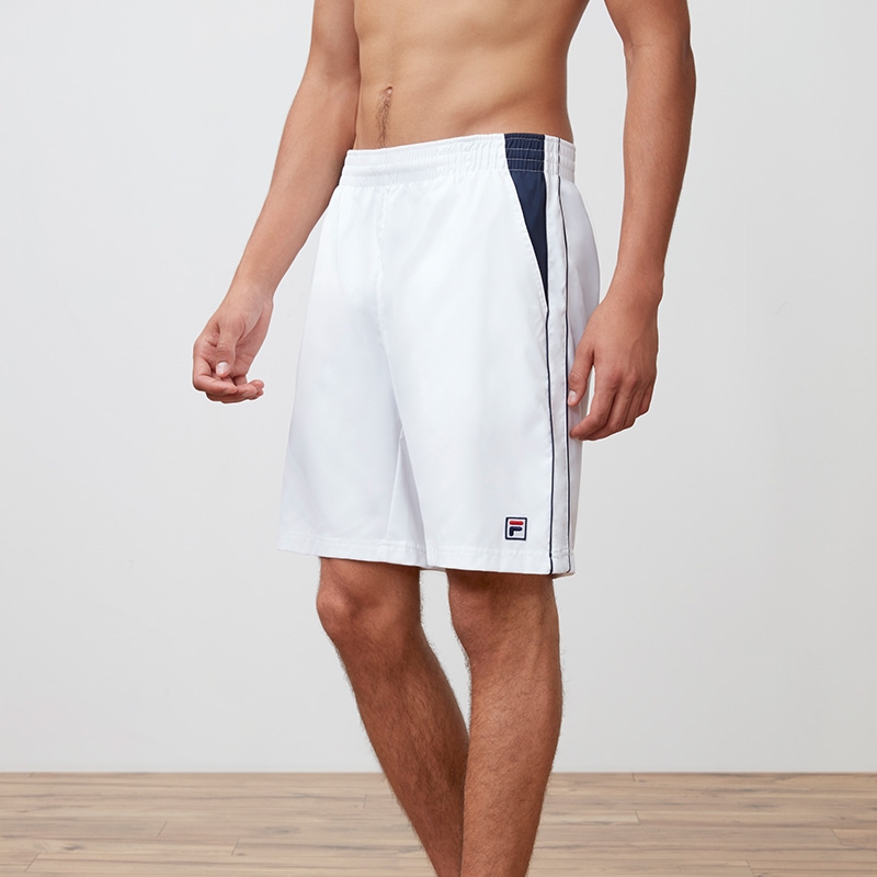 fila vintage borg tennis shorts navy