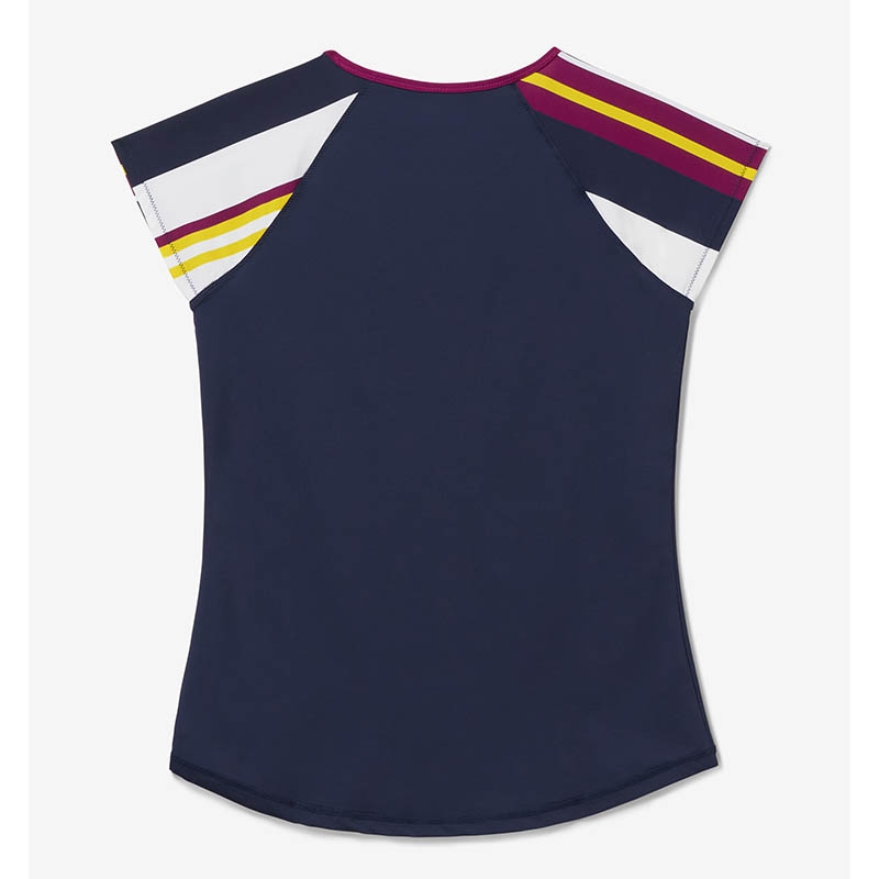 Fila Heritage Women's Tennis Top Navy/purple