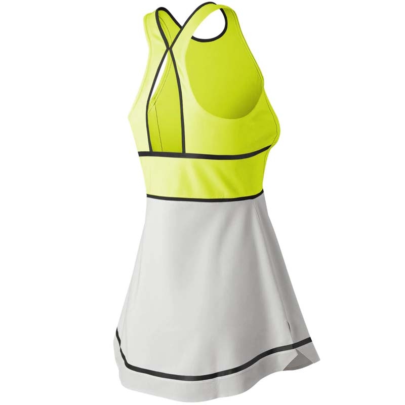 New Balance Tournament Women's Tennis Dress Yellow/white