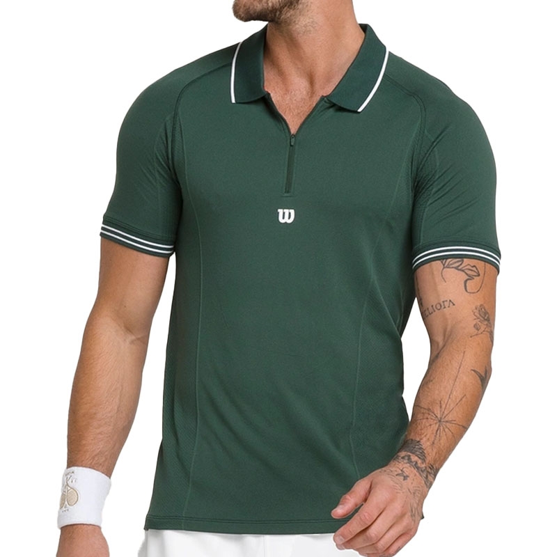 Wilson Player Seamless Men's Tennis Polo Sycamore