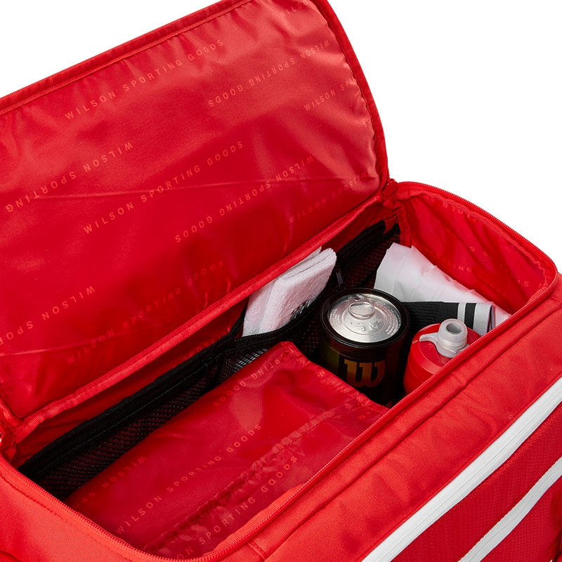 Wilson Super Tour Small Duffle Tennis Bag Red