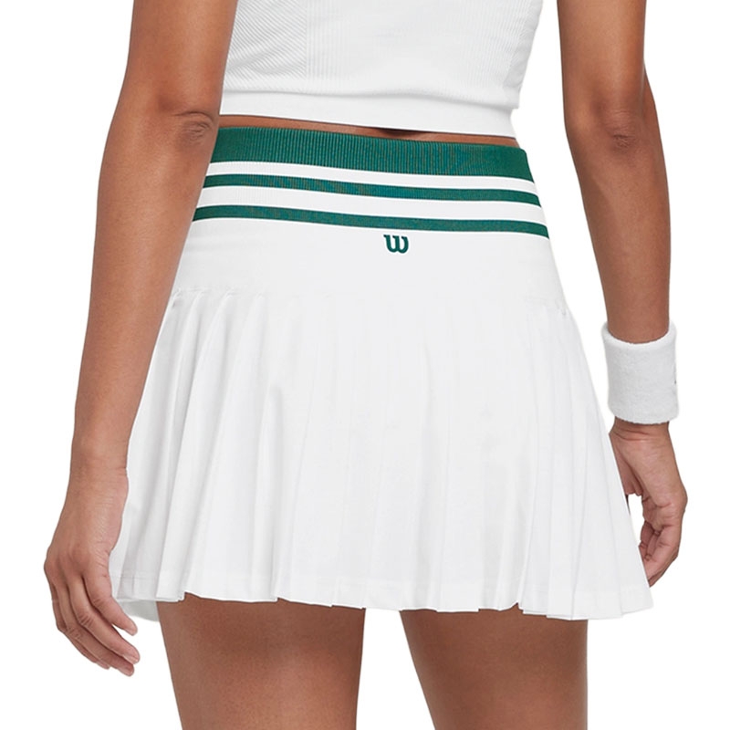 On Court-T&Skirt テニス SizeM 全仏ver. 新品/未開封 Wilson Midtown Women's Tennis Skirt White/green