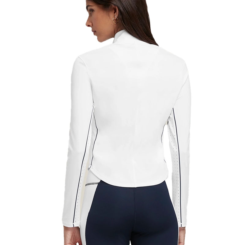 Wiilson Brentwood Half-Zip Women's Tennis Top White