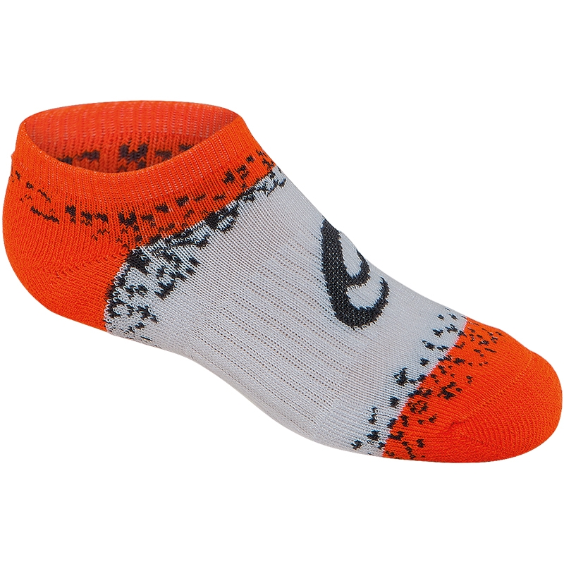 Asics 6 Pack Splatter No Show Junior's Socks Aquasplashassorted