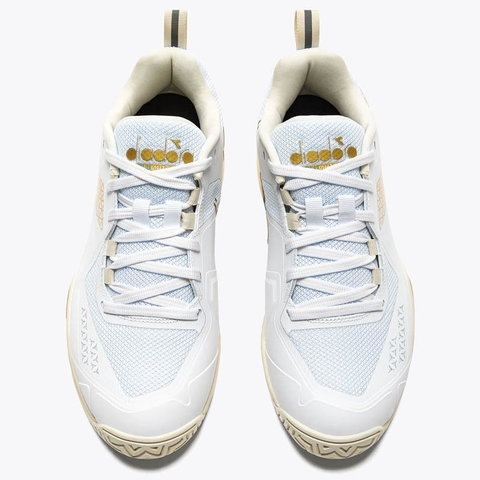 Diadora Blueshield Torneo 2 AG Women s Tennis Shoe White gold