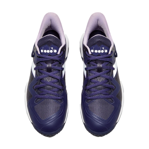 Diadora B.ICON 2 AG 28cm 新品タグ付き Diadora B. Icon 2 AG Women's Tennis Shoe Blue/lilac