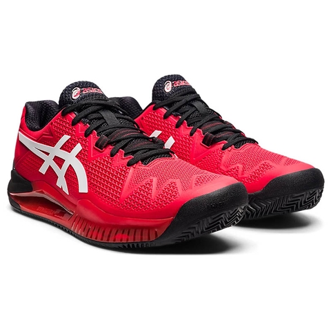 Sticky Show you sympathy Asics Gel Resolution 8 Clay Men's Tennis Shoe Red/white