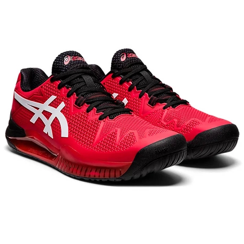 Centraliseren legaal verbrand Asics Gel Resolution 8 Men's Tennis Shoe Red/white