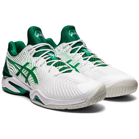 Asics Court FF Novak Tennis Shoe White/green