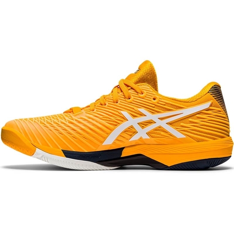 Asics Solution FF 2 Clay Men's Tennis Shoe Amber/white