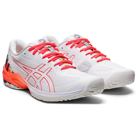 Asics Court Speed Women's Shoe White/sunrisered