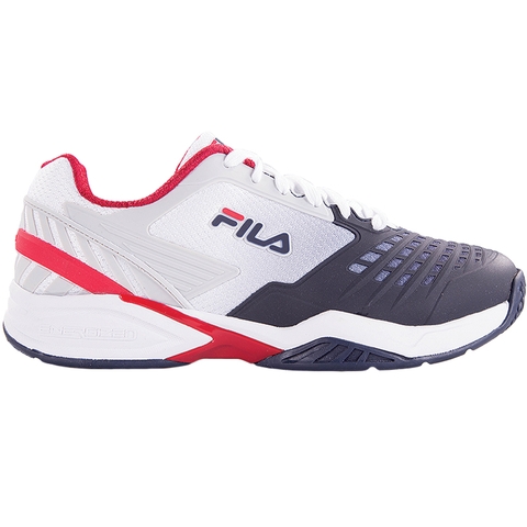 Fila Axilus Energized Men's Tennis Shoe White/blue/red