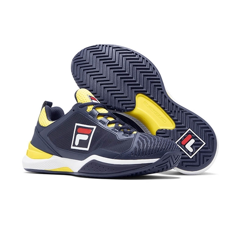Tolk Toevallig wat betreft Fila Speedserve Energized Men's Tennis Shoe Blue/yellow