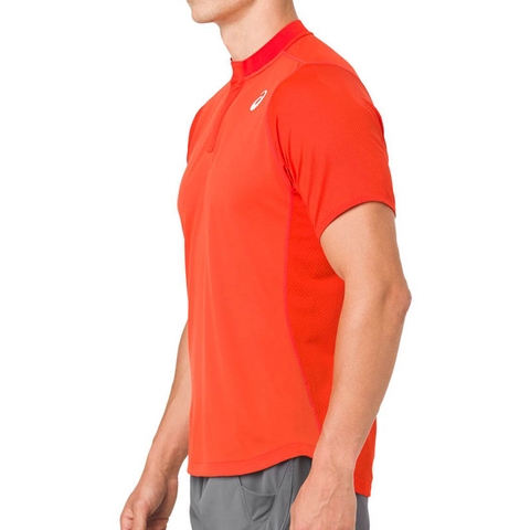 polo asics femme orange
