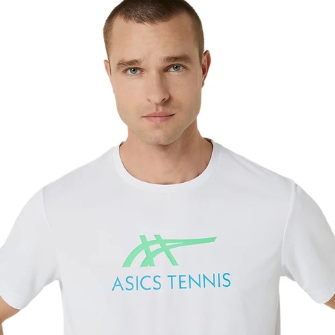 Asics Court Graphic Men's Tennis Tee White