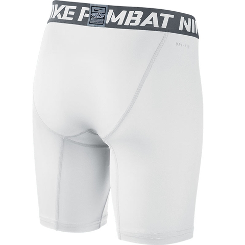 dígito Pionero Empresario Nike Pro Combat Compression Boy's Short White/grey
