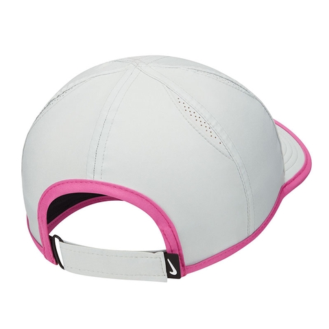 Nike Featherlight Girls' Tennis Hat Lightsilver/fuchsia