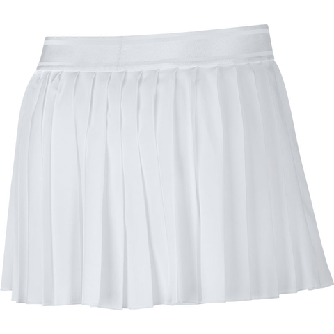 white nike tennis skirt pleated