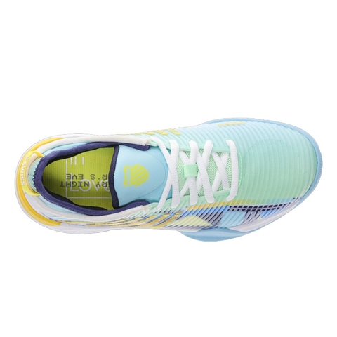 K-Swiss Hypercourt Express X LIL Women's Tennis Shoe Green/fire