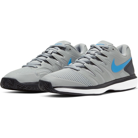 درعه اون لاين Nike Air Zoom Prestige Men's Tennis Shoe Grey/blue درعه اون لاين