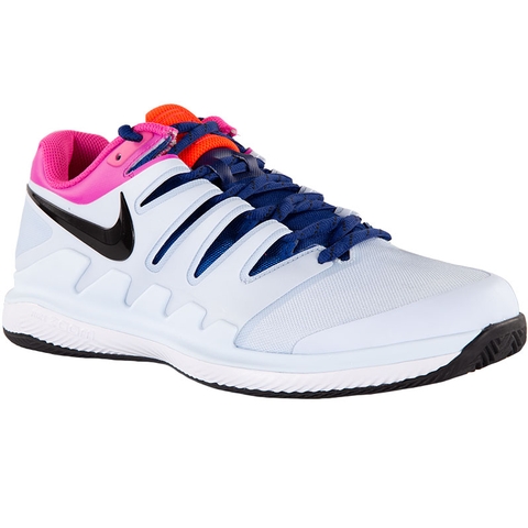 Nike Air Zoom Vapor X CLAY Men's Tennis Shoe Blue/fuchsia عطر كرد الابيض
