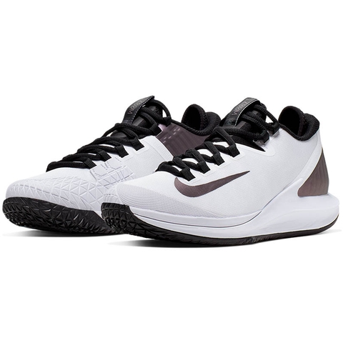 nike women's air zoom zero tennis shoes white and black