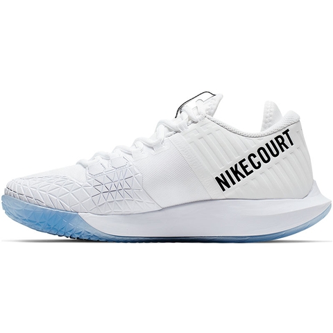 nike women's air zoom zero tennis shoes white and black