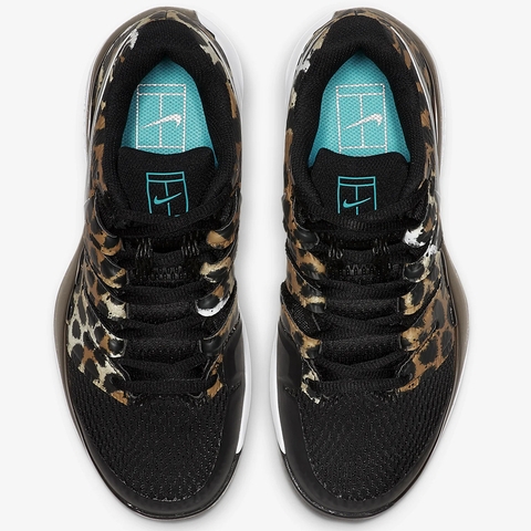 nike women's air zoom vapor x tennis shoes wheat and black