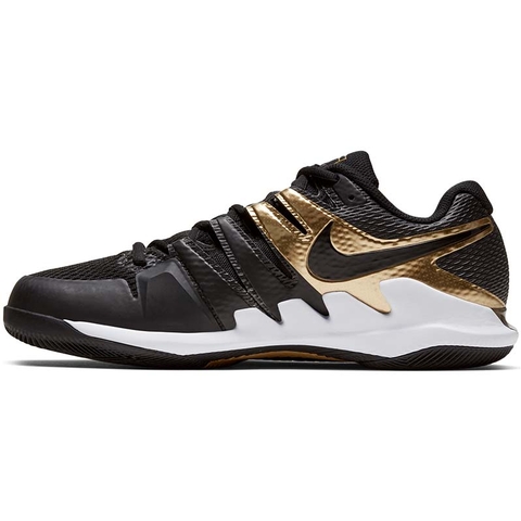 black and gold mens tennis shoes