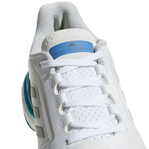 Adidas Stella Mccartney Barricade Boost Women S Tennis Shoe White Blue