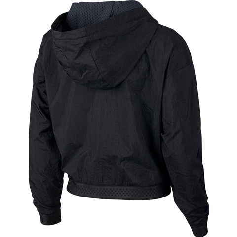 blue high shine puffer jacket