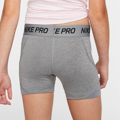 Nike Pro Girls Short Carbonheather grey
