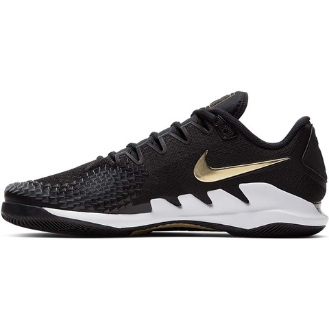 nike vapor black gold