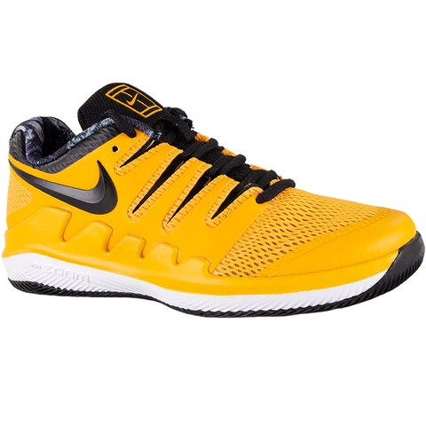 Nike Vapor X Junior Tennis Shoe Gold Black