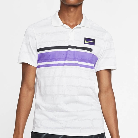 nike men's court advantage tennis polo