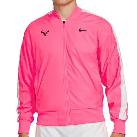 links Raadplegen aankomst Nike Rafa Men's Tennis Jacket Pink/gridiron