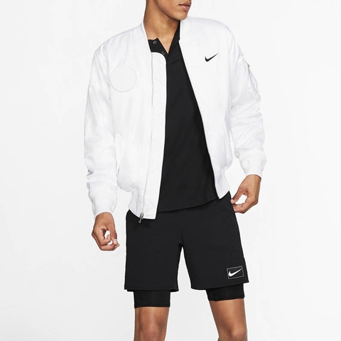 Nike Court Slam Men's Tennis Jacket White