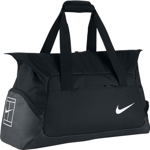 black and white nike duffel bag