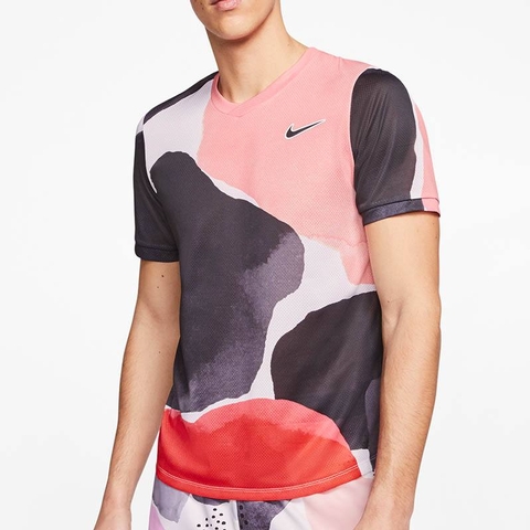 Nike Court Challenger Men's Tennis Top Gridiron/white