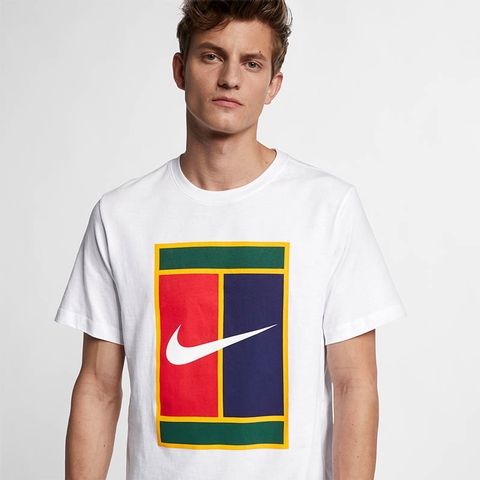 nike tennis logo t shirt