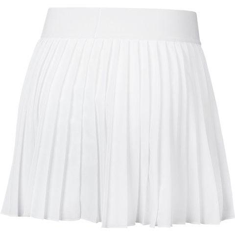 nike pleated white skirt