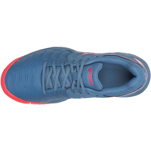 asics gel resolution 7 gs junior tennis shoe
