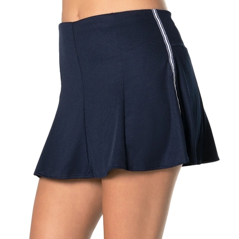 Lucky In Love Long Gore Hybrid 14.5 Women's Tennis Skirt Navy