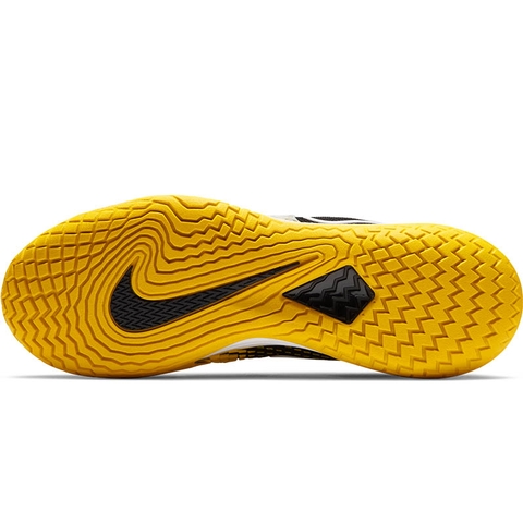 black and yellow mens tennis shoes