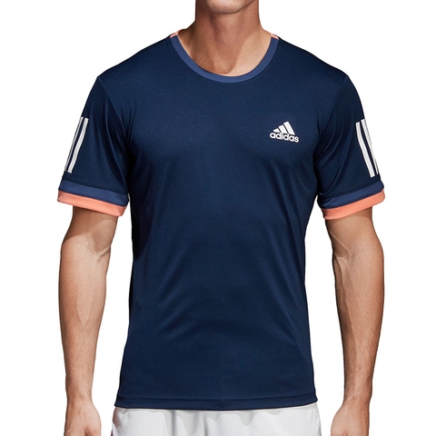 adidas club 3 stripes tee