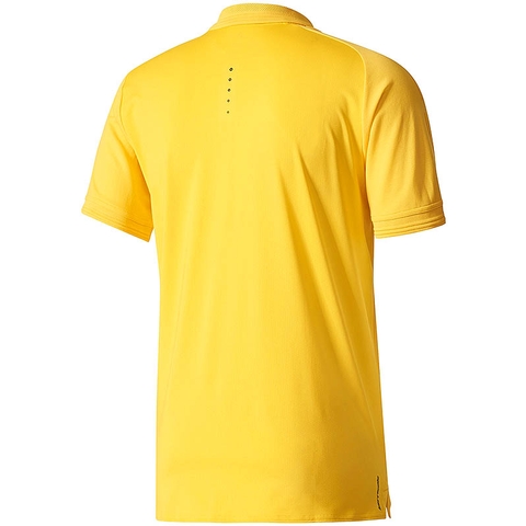adidas yellow polo