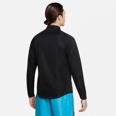 nike men's court challenger long sleeve half zip tennis top